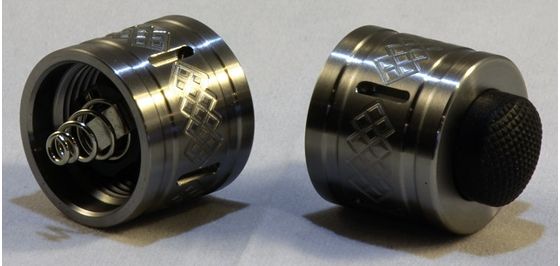 Titanium E Series (Aleph compatible) Tail Cap Milled with Glow Slots